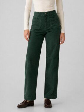 Gap High Rise Wide Leg Corduroy Pants